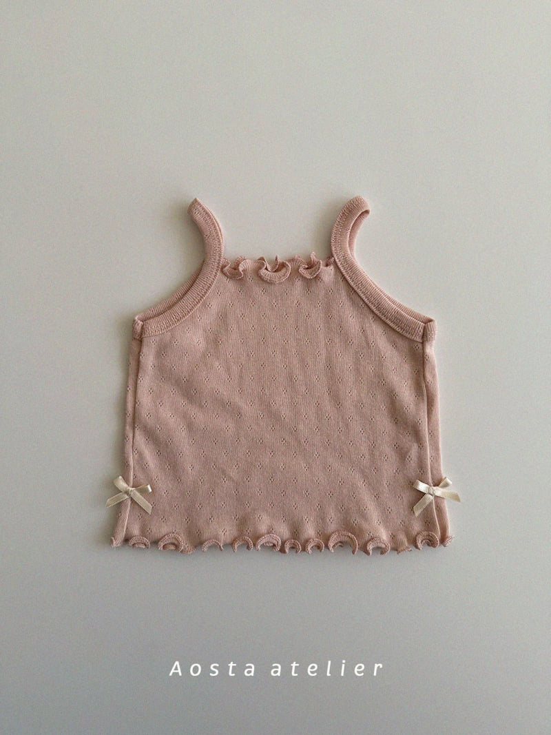 Aosta - Korean Baby Fashion - #babygirlfashion - Camellia Sleeveless - 3
