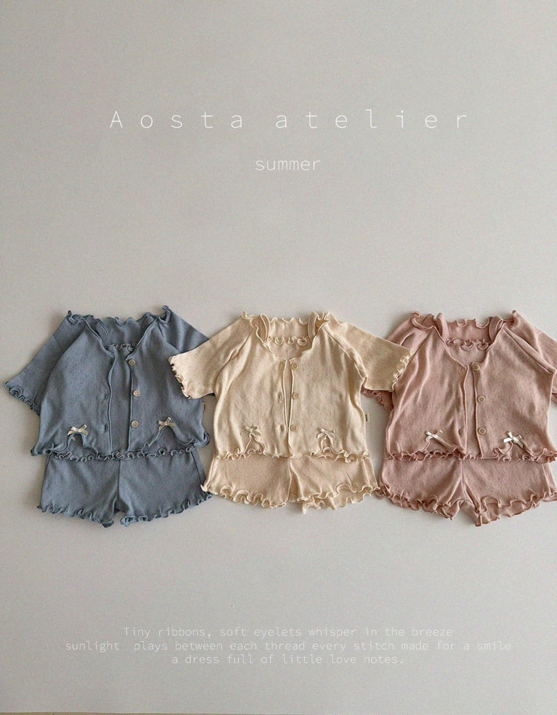 Aosta - Korean Baby Fashion - #babygirlfashion - Camellia Cardigan - 2