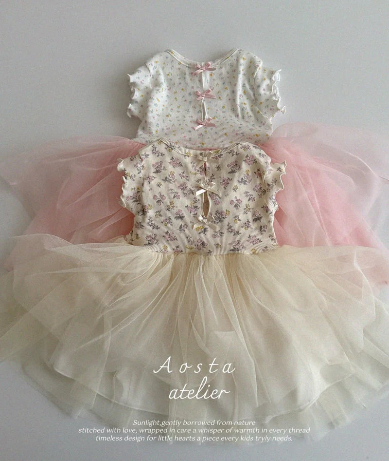 Aosta - Korean Baby Fashion - #babygirlfashion - Lala One-piece - 2