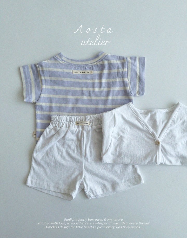 Aosta - Korean Baby Fashion - #babygirlfashion - Linen Short Pants - 4