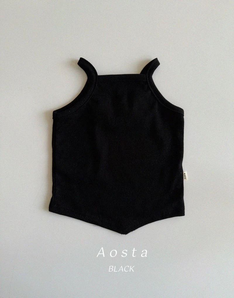 Aosta - Korean Baby Fashion - #babylifestyle - Rib V String Sleeveless - 9