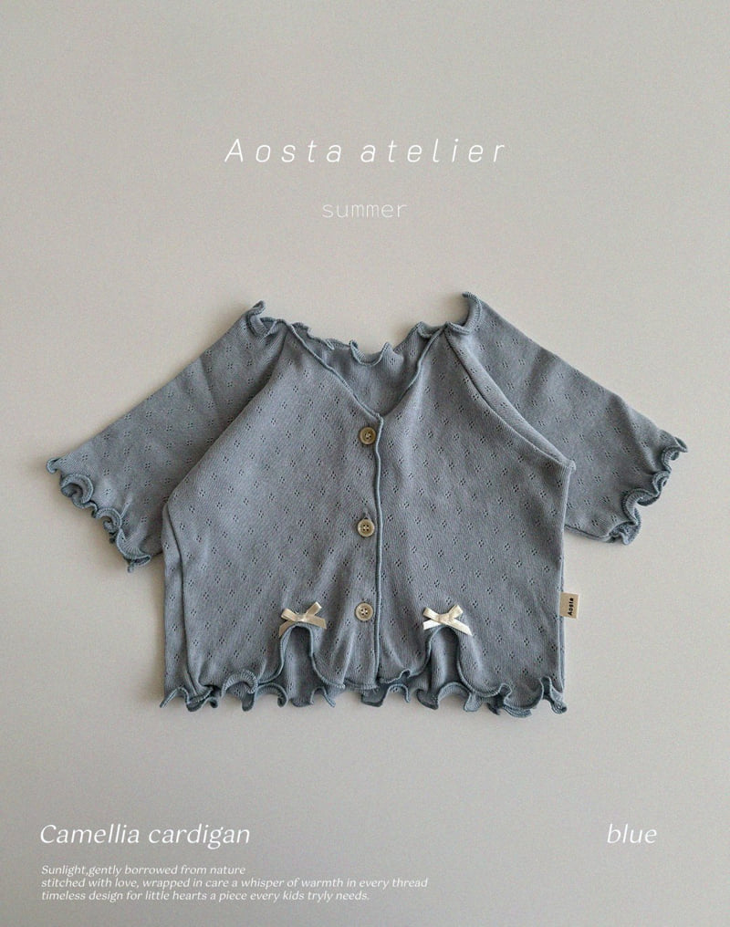 Aosta - Korean Baby Fashion - #babylifestyle - Camellia Cardigan - 3