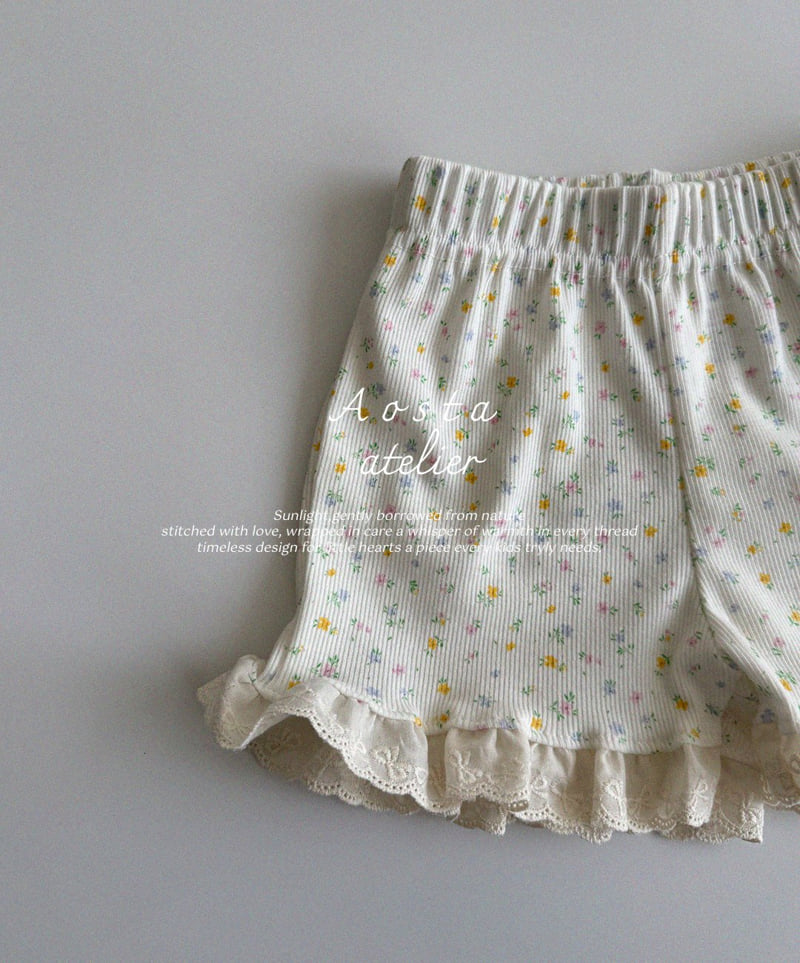 Aosta - Korean Baby Fashion - #babylifestyle - Lala Frill Shorts - 5