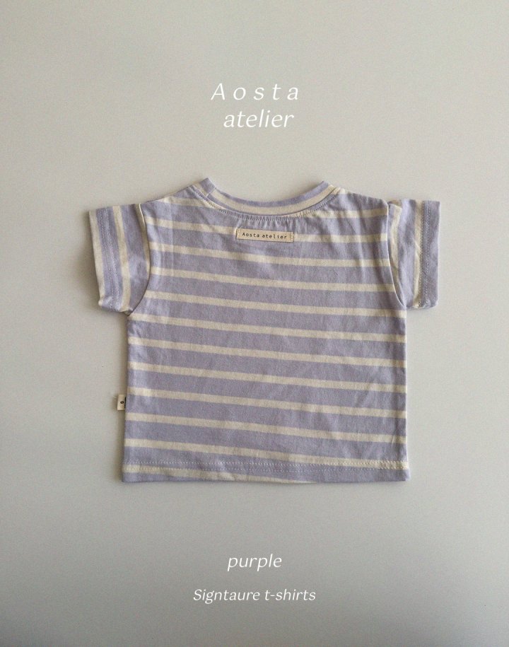 Aosta - Korean Baby Fashion - #babyoninstagram - Signature Tee - 6