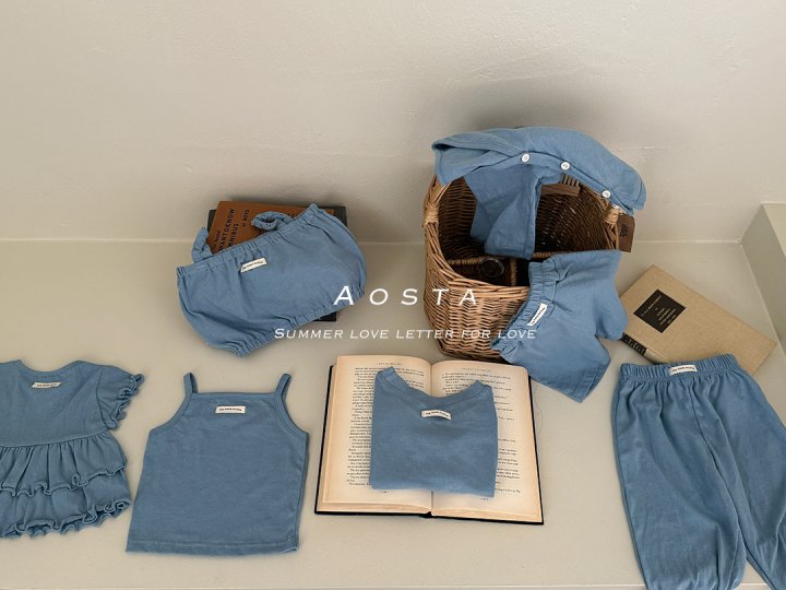 Aosta - Korean Baby Fashion - #babyoninstagram - Linen Tee - 7