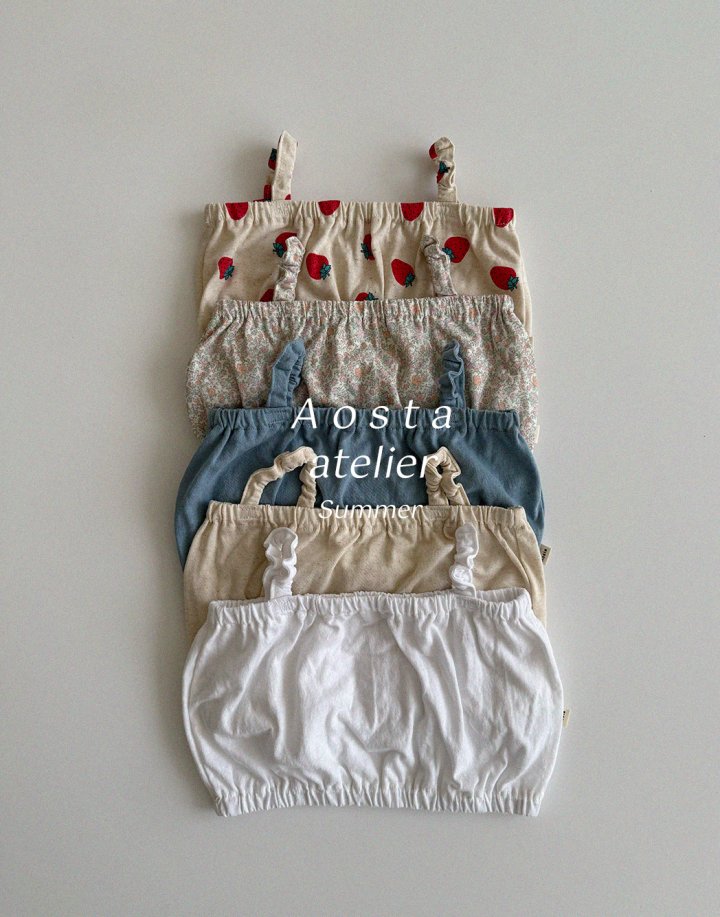 Aosta - Korean Baby Fashion - #babyoninstagram - Linen Top Blouse - 6