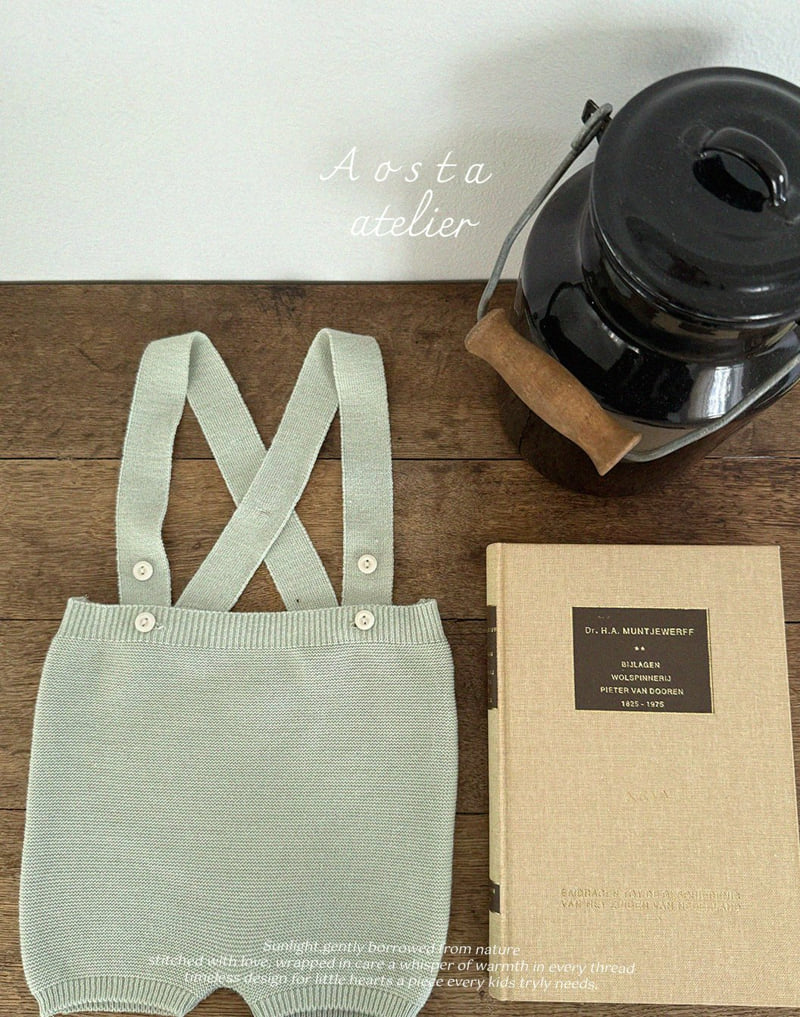 Aosta - Korean Baby Fashion - #babyoninstagram - Knit Overalls - 11
