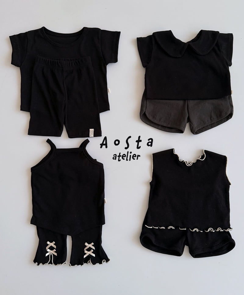 Aosta - Korean Baby Fashion - #babylifestyle - Rib Collar Tee - 4
