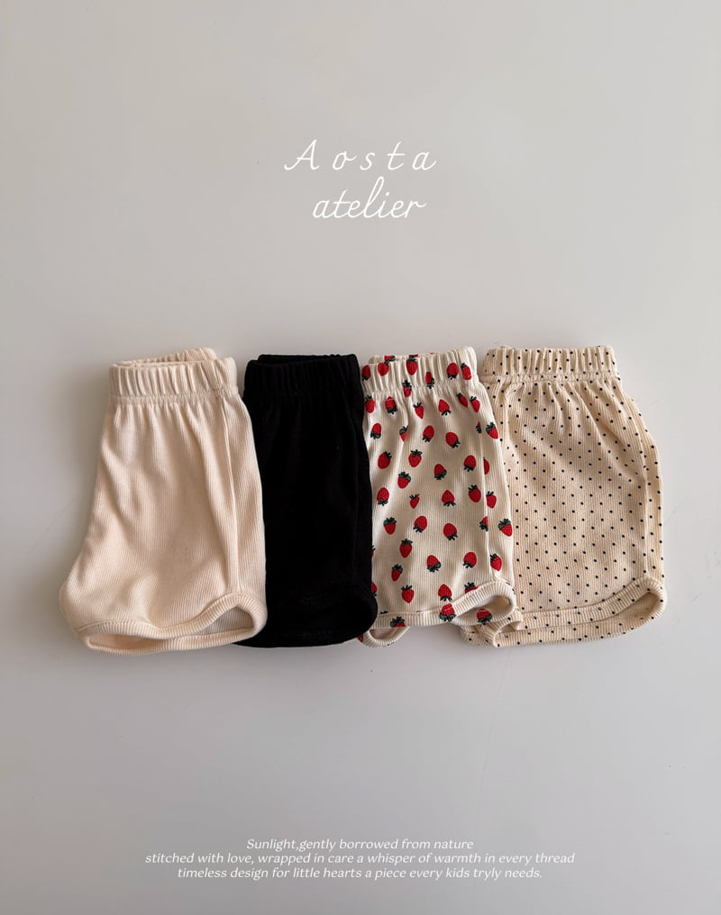 Aosta - Korean Baby Fashion - #babyoninstagram - Rib Short Pants