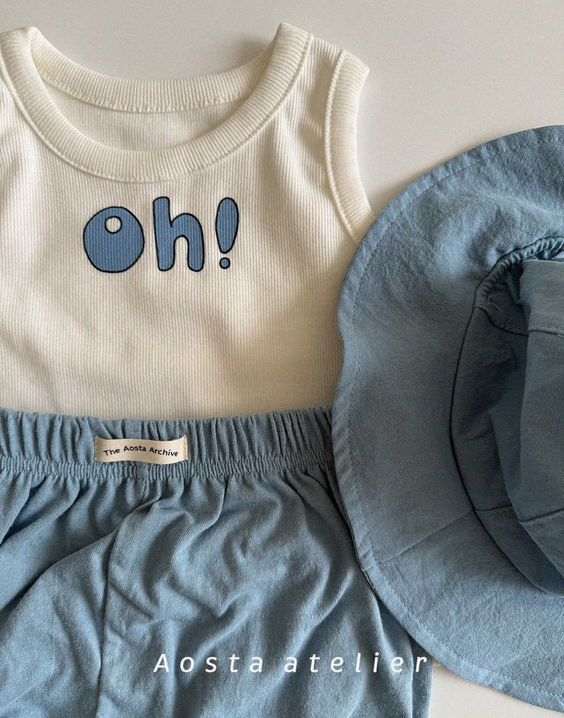 Aosta - Korean Baby Fashion - #babyoninstagram - Rib Oh Sleeveless - 11