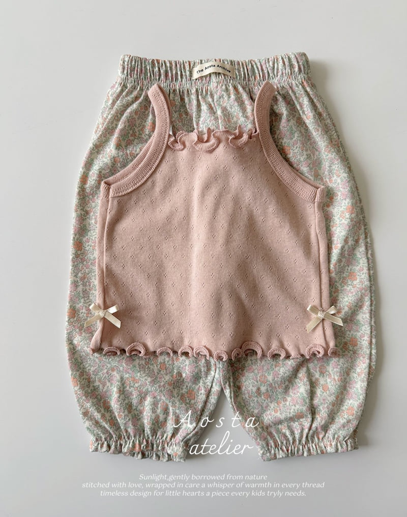 Aosta - Korean Baby Fashion - #babyoninstagram - Camellia Sleeveless - 5