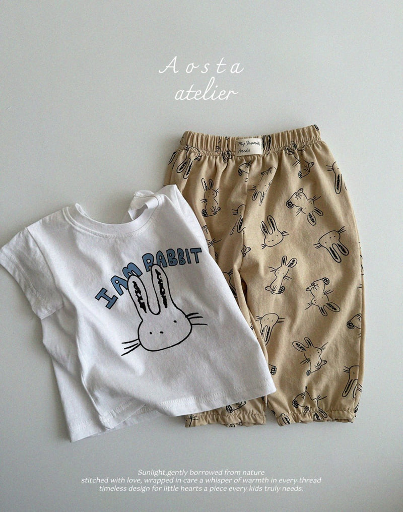 Aosta - Korean Baby Fashion - #babyoninstagram - Rabbit Tee - 7