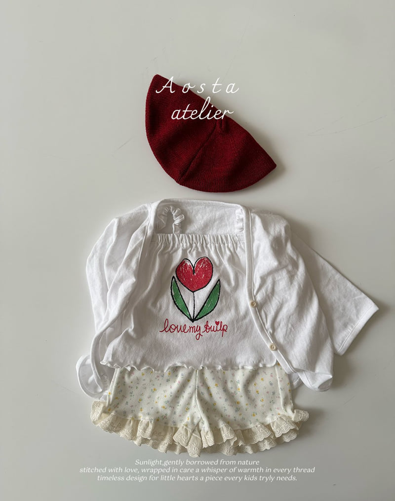 Aosta - Korean Baby Fashion - #babyoninstagram - Lala Frill Shorts - 6