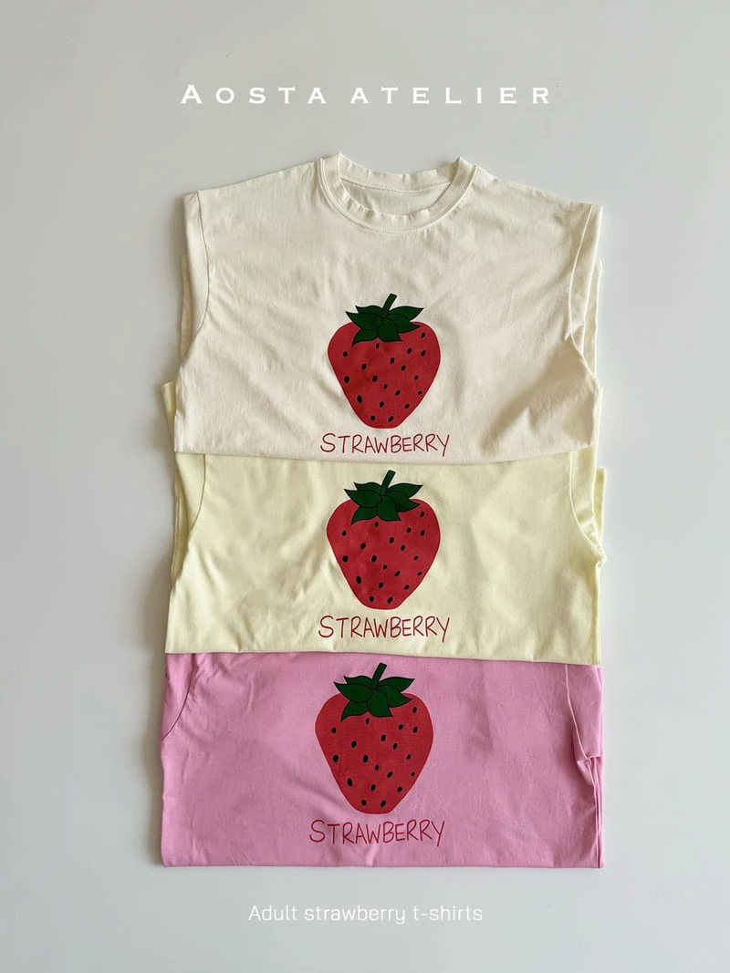 Aosta - Korean Baby Fashion - #babyoninstagram - Strawberry Mom Tee - 2