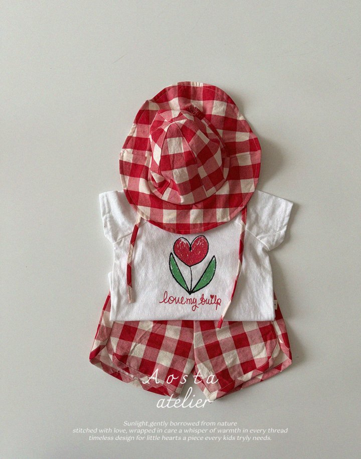 Aosta - Korean Baby Fashion - #babyootd - Linen Tulip Tee - 11