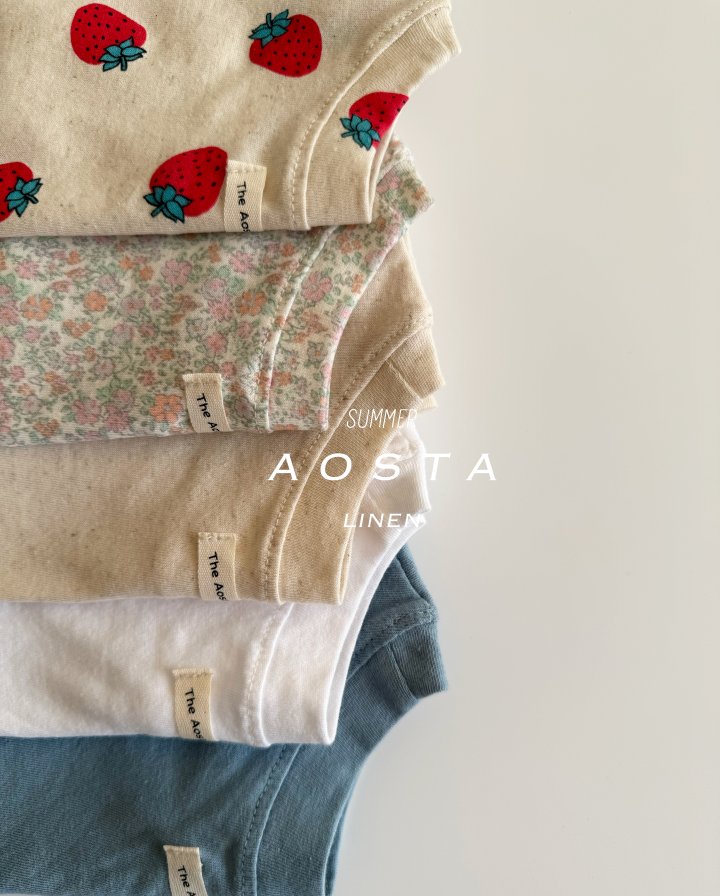 Aosta - Korean Baby Fashion - #babyootd - Linen Tee - 8