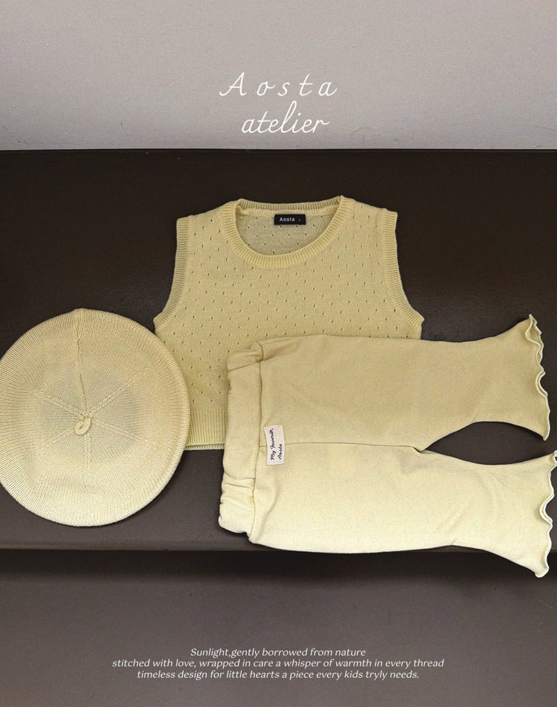 Aosta - Korean Baby Fashion - #babyootd - Knit Manny Tee - 11