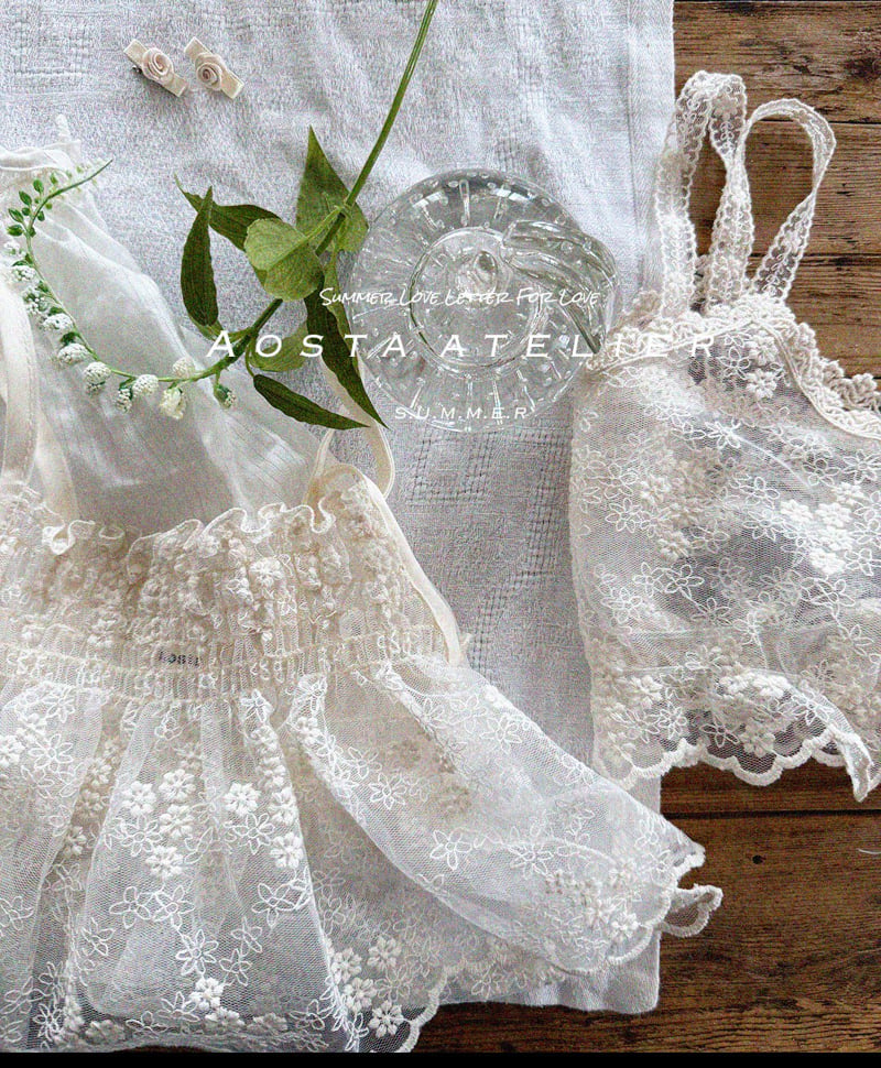 Aosta - Korean Baby Fashion - #babyootd - Lace Vest - 9