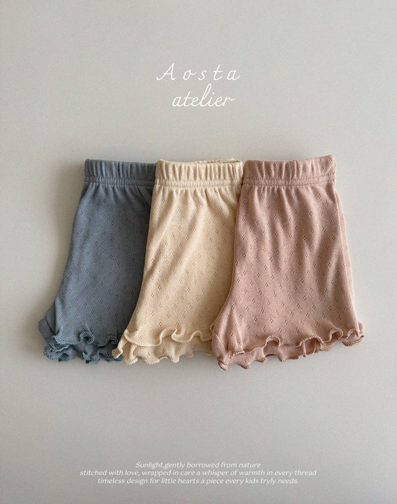 Aosta - Korean Baby Fashion - #babyootd - Camellia Short Pants - 9