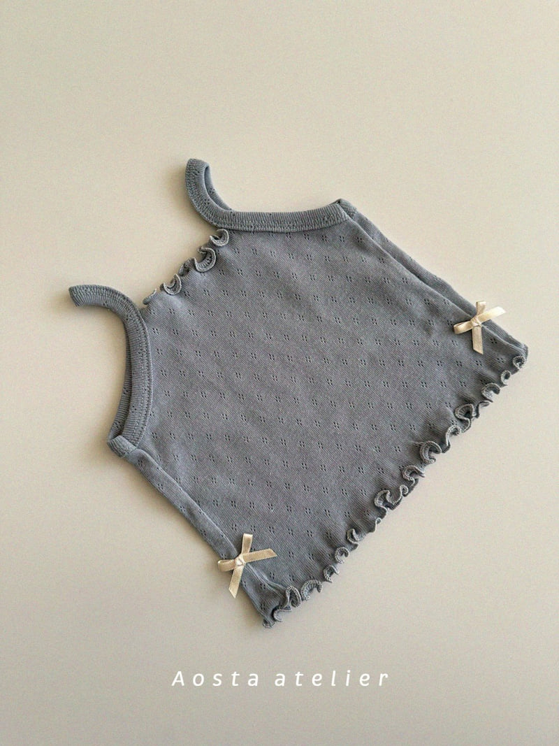 Aosta - Korean Baby Fashion - #babyootd - Camellia Sleeveless - 6