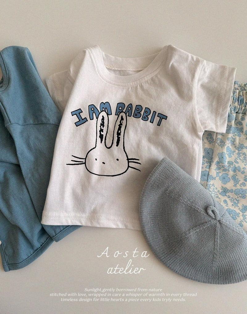 Aosta - Korean Baby Fashion - #babyootd - Rabbit Tee - 8