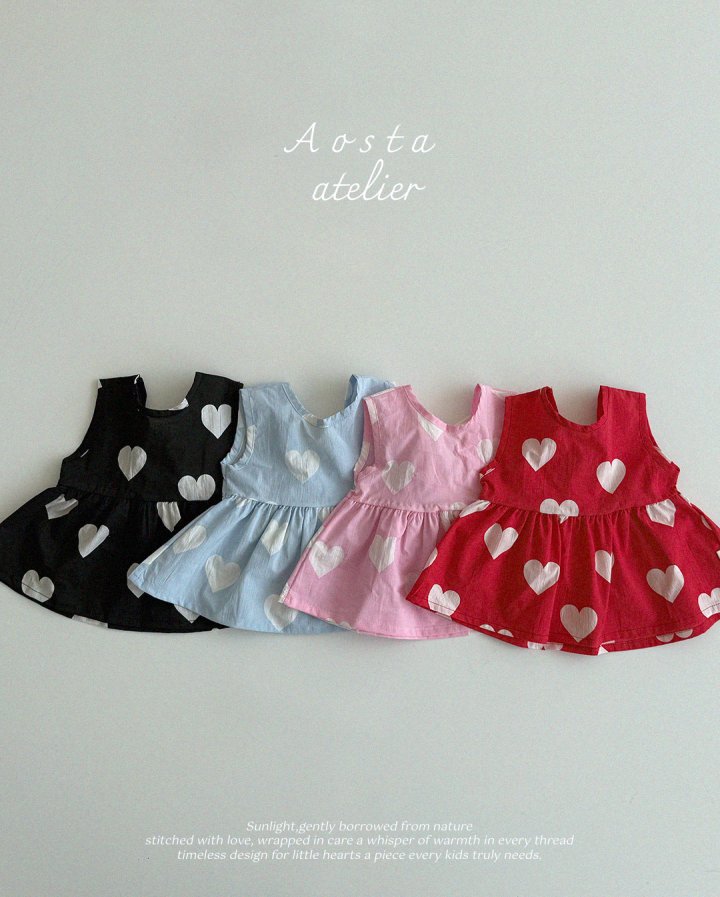 Aosta - Korean Baby Fashion - #babyoutfit - Heart Blouse - 6