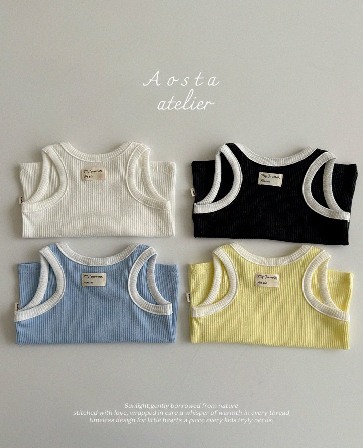 Aosta - Korean Baby Fashion - #babyoutfit - Fritters Tee - 3