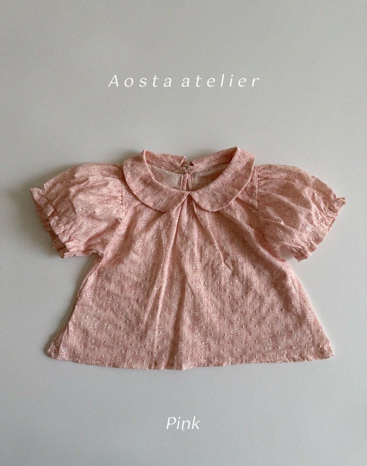 Aosta - Korean Baby Fashion - #babyoutfit - Collor Blouse - 2