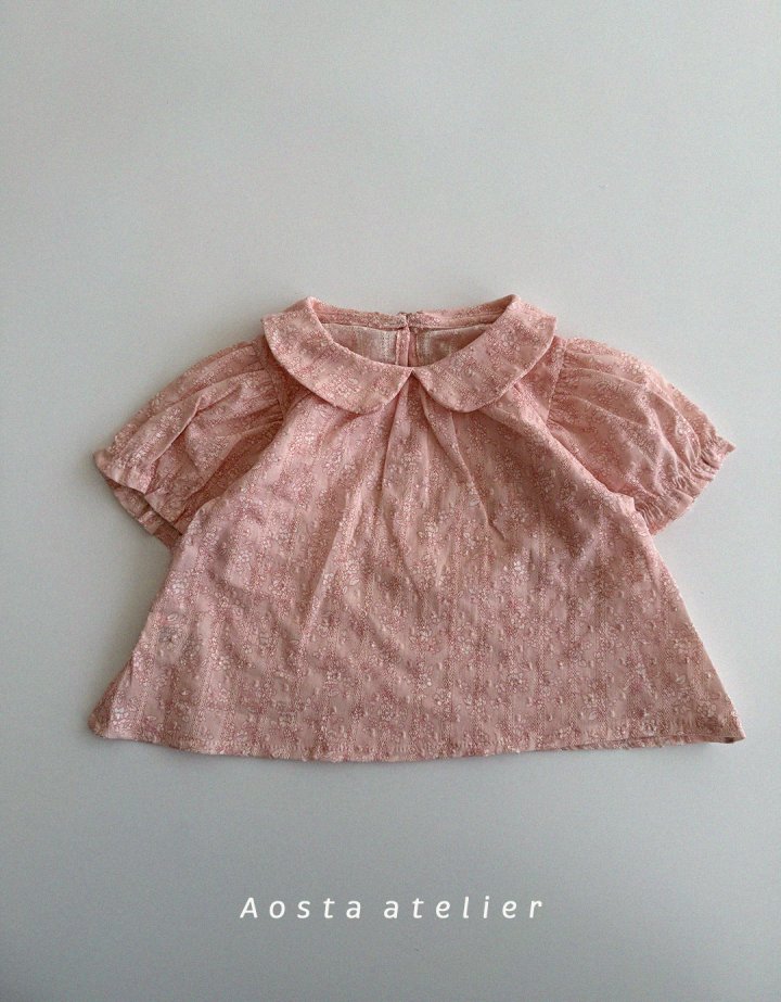 Aosta - Korean Baby Fashion - #babyoutfit - Collor Blouse - 3