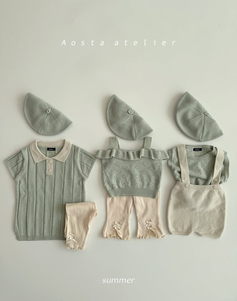 Aosta - Korean Baby Fashion - #babyoutfit - Knit Manny Tee - 12
