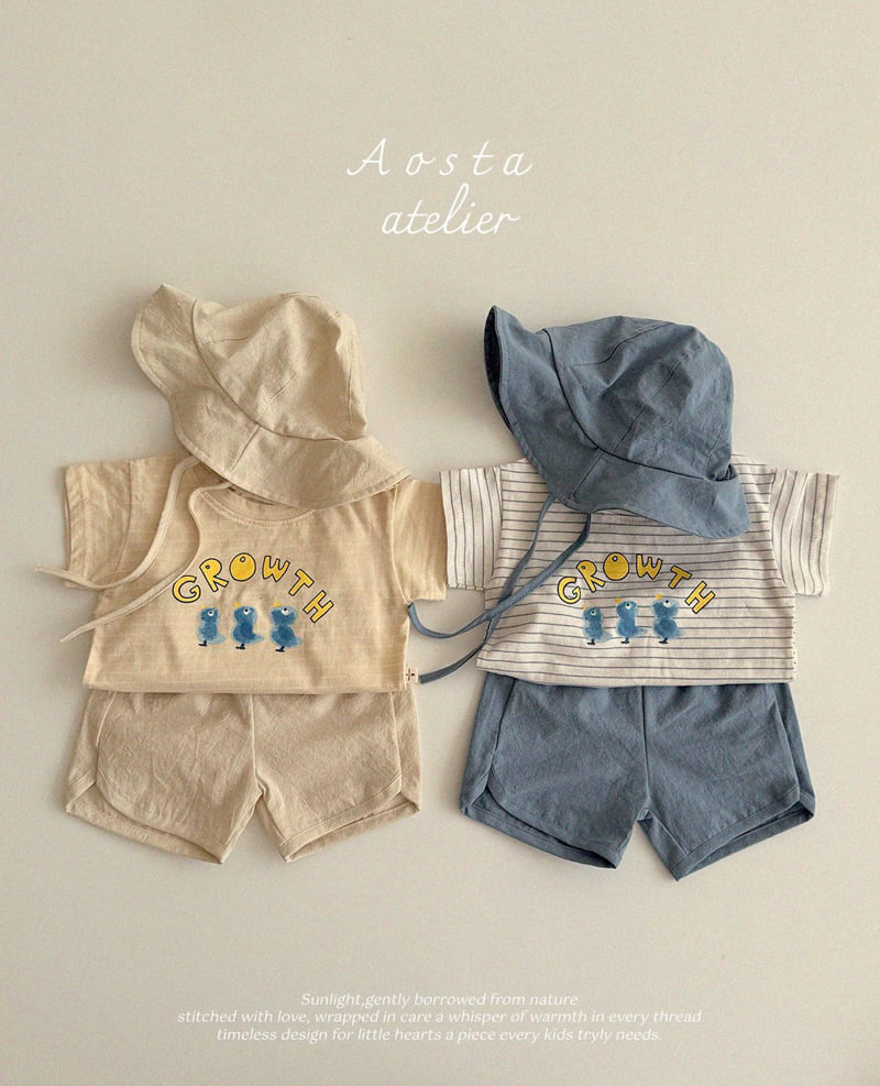 Aosta - Korean Baby Fashion - #babyoutfit - Grow Tee - 9