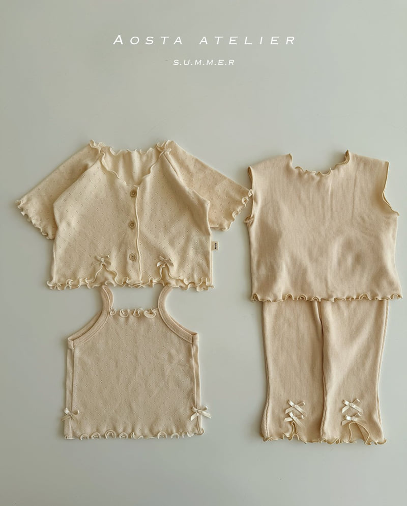 Aosta - Korean Baby Fashion - #babyoutfit - Rib Love Sleeveless - 7