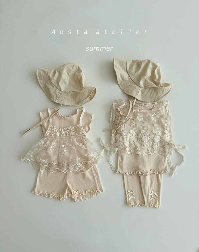 Aosta - Korean Baby Fashion - #babyoutfit - Rib Love Sleeveless - 8