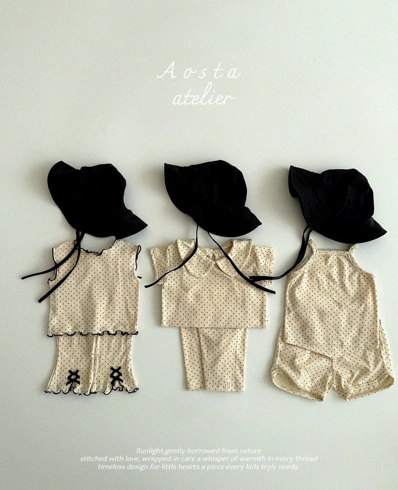 Aosta - Korean Baby Fashion - #babyoutfit - Rib Collar Tee - 6