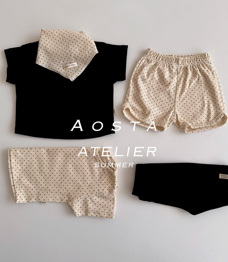 Aosta - Korean Baby Fashion - #babyoutfit - Rib Short Pants - 4