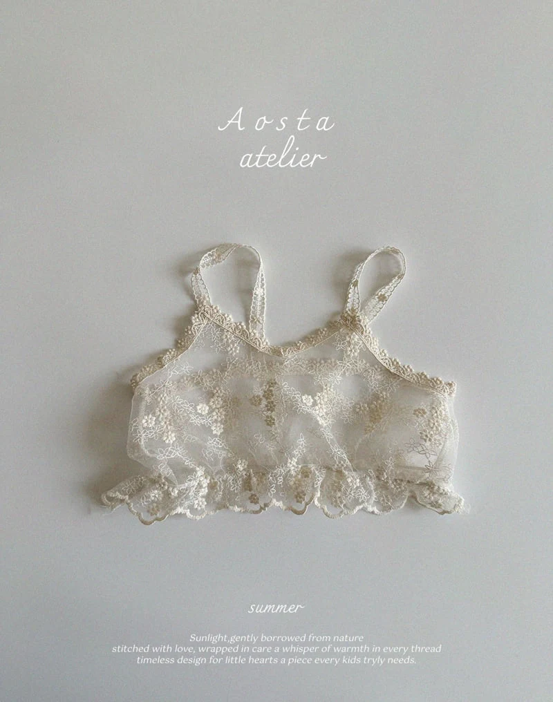 Aosta - Korean Baby Fashion - #babyoutfit - Lace Vest - 11