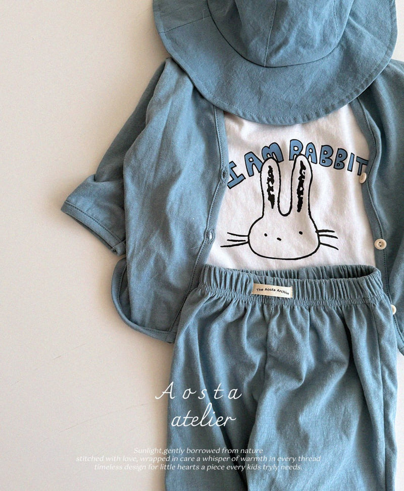 Aosta - Korean Baby Fashion - #babyoutfit - Rabbit Tee - 10
