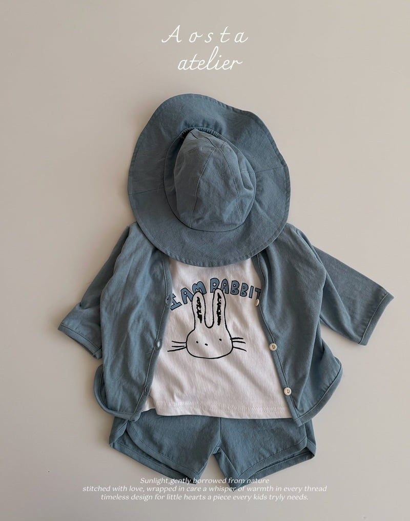 Aosta - Korean Baby Fashion - #babyoutfit - Rabbit Tee - 9