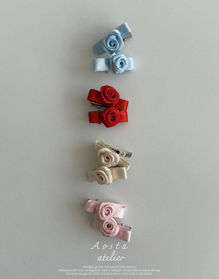 Aosta - Korean Baby Fashion - #babywear - Mini Rose Pin
