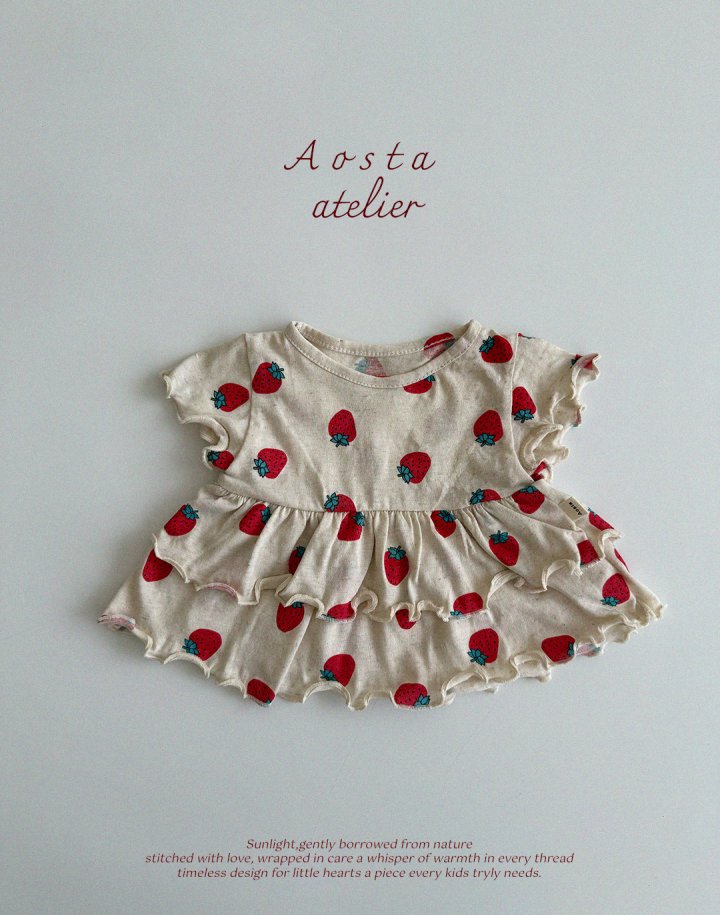Aosta - Korean Baby Fashion - #babywear - Linen Frill Blouse - 12