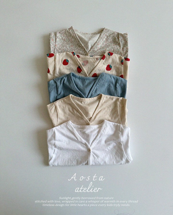 Aosta - Korean Baby Fashion - #babywear - Linen Cardigan - 6