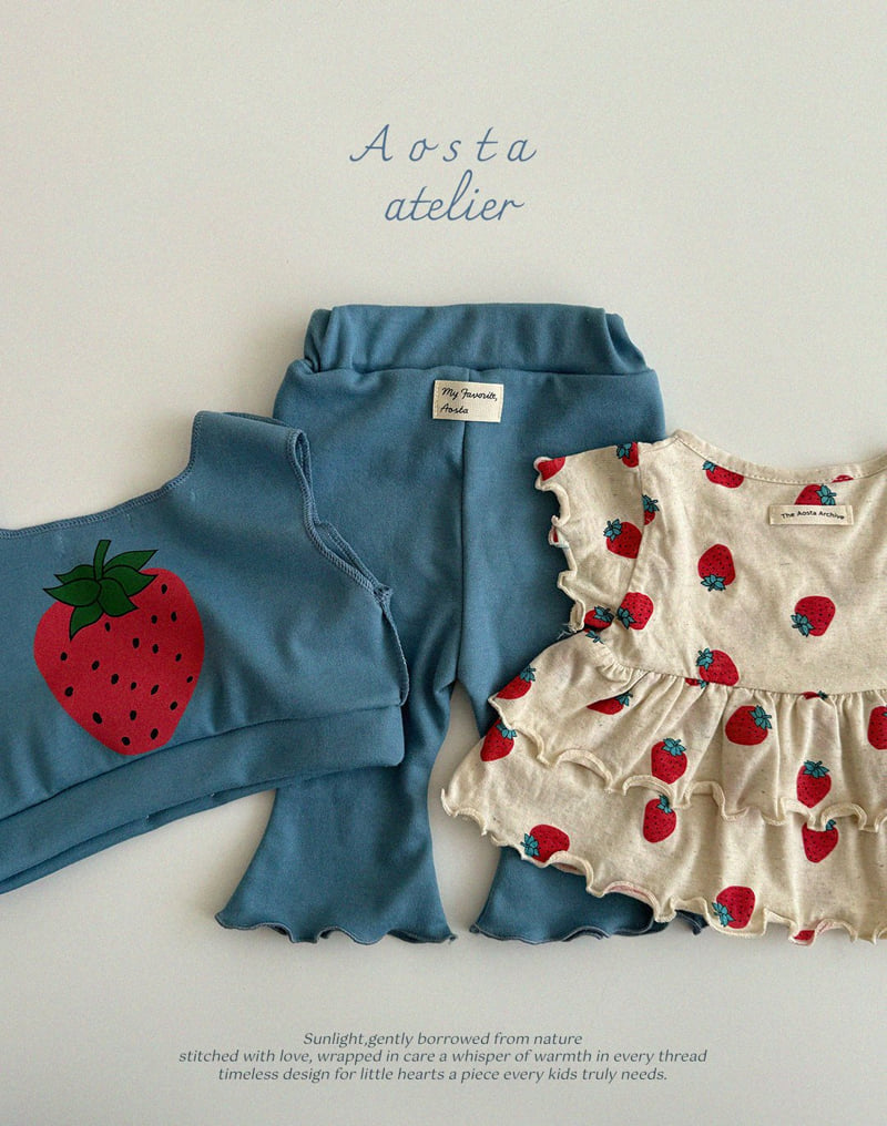 Aosta - Korean Baby Fashion - #babywear - New New Strawberry Tee - 11