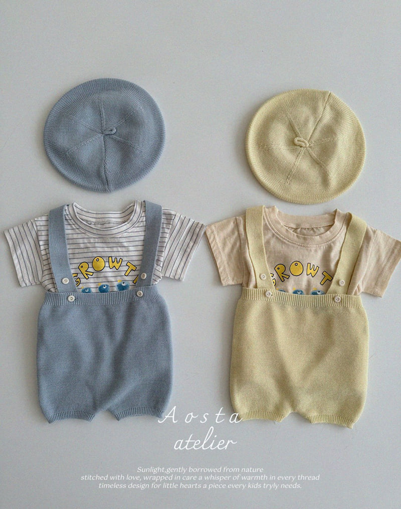 Aosta - Korean Baby Fashion - #babywear - Grow Tee - 10