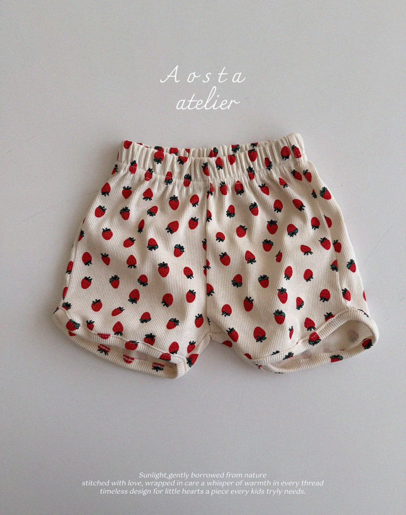 Aosta - Korean Baby Fashion - #babywear - Rib Short Pants - 5