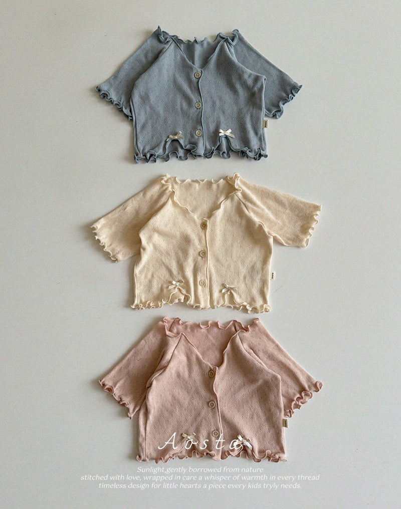 Aosta - Korean Baby Fashion - #babywear - Camellia Cardigan - 8