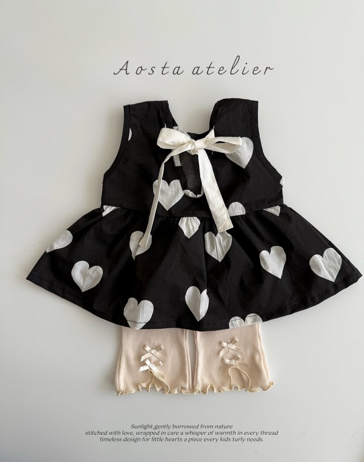 Aosta - Korean Baby Fashion - #onlinebabyboutique - Heart Blouse - 8