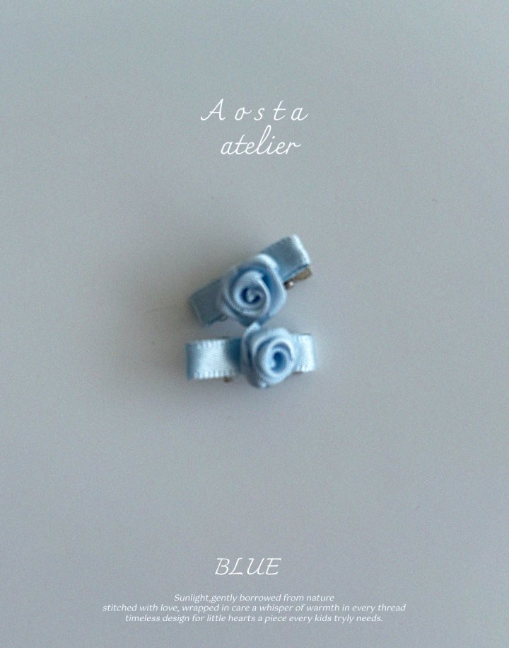 Aosta - Korean Baby Fashion - #onlinebabyboutique - Mini Rose Pin - 2