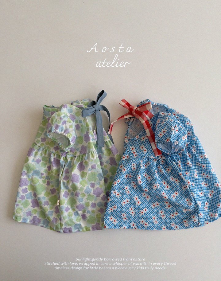 Aosta - Korean Baby Fashion - #onlinebabyboutique - Mare Dress
