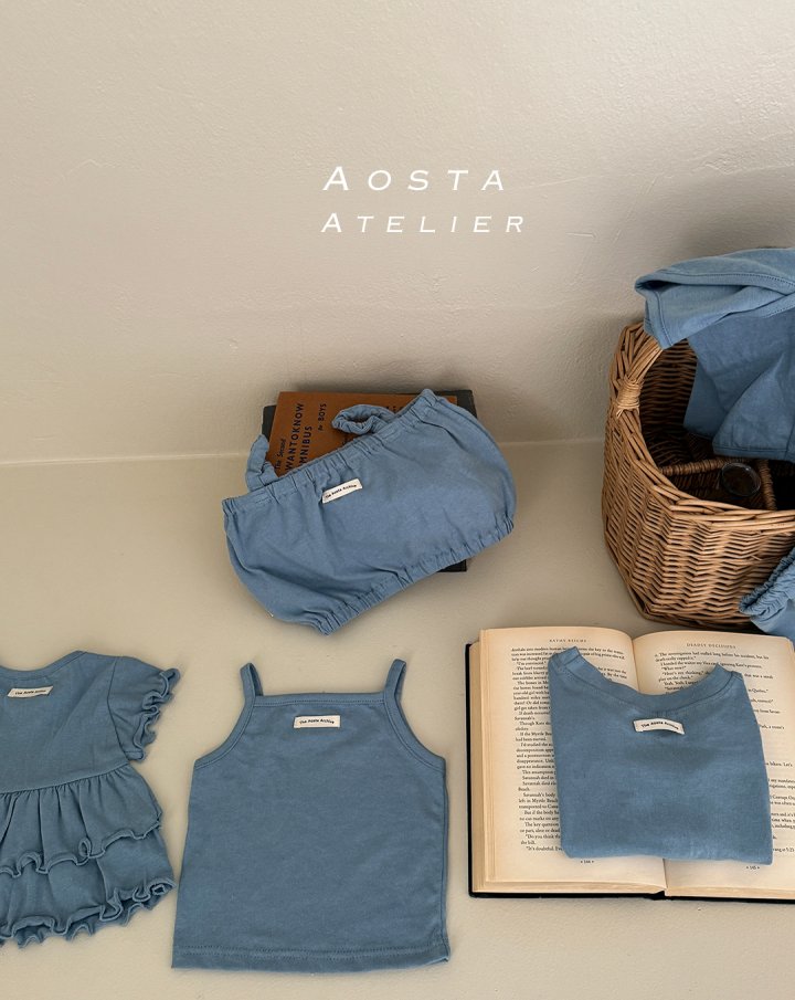 Aosta - Korean Baby Fashion - #onlinebabyboutique - Linen String Tee - 8