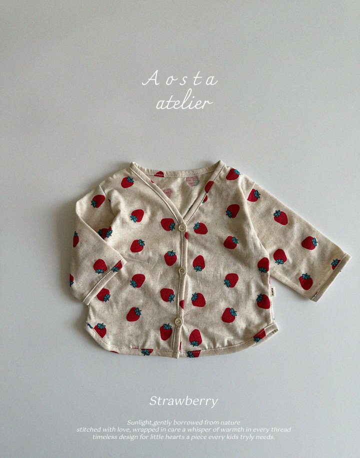 Aosta - Korean Baby Fashion - #onlinebabyboutique - Linen Cardigan - 7